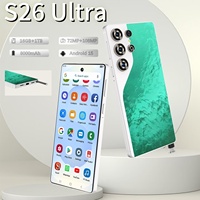 Smartphone Original S26 Ultra Android 15, 4G/5G Desbloqueado, 108MP, Doble SIM, Deca Core, 7.3 Pulgadas, 120Hz HD, Inglés/Francés/Español