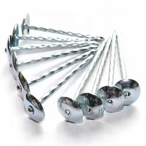 Il mercato del sud America ha galvanizzato i chiodi d'acciaio 9G con la rondella di gomma di plastica ha intrecciato i chiodi del tetto - Product Image 1