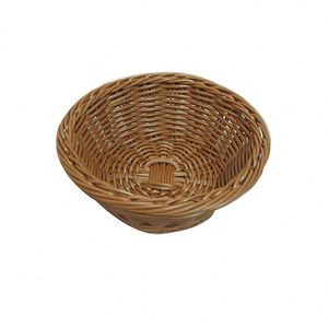 Stile europeo cesti di frutta rotondi in <span class=keywords><strong>Rattan</strong></span> <span class=keywords><strong>con</strong></span> <span class=keywords><strong>coperchio</strong></span> in plastica per l'organizzazione di ristorazione cucina - Product Image 5