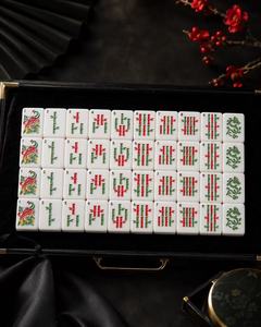 Mahjong de Lujo para Niños <span class=keywords><strong>Daen</strong></span>, Estilo Can, Acrílico Ecológico y Duradero, para 4 Jugadores, Serie Ice Flower Shell - Product Image 4