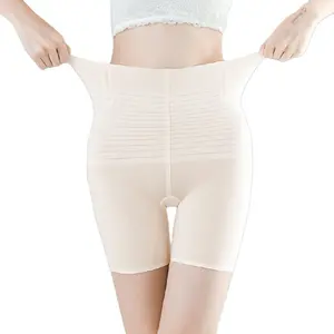 Contrôle du ventre en soie glacée pour femmes, contrôle de la mise en forme du corps lisse, culotte de contrôle sans couture, taille fine et jambes fines