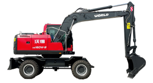 Ventas de fábrica WORLD Brand EPA Excavadora de ruedas pequeña de 6 toneladas con martillo opcional - Product Image 2