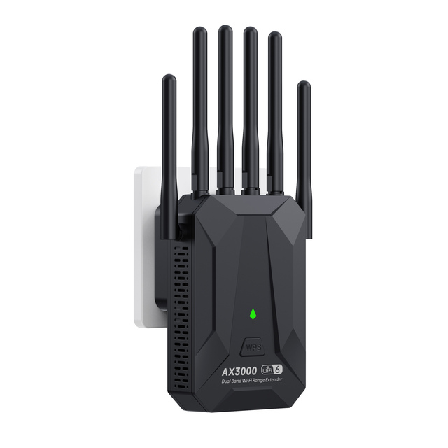 2025 New Wifi 6 AX3000Mbps Long Range Wifi Repeater 2.4GHz&5GHz 3000Mbps Super High Speed Dual Band Wifi signal Extender