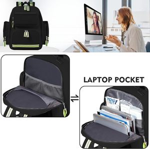 Muestra Gratuita de Botiquín de Primeros Auxilios Impermeable para Viajes, Mochila con Cierre de Cremallera, Bolsa Médica Roja de Oxford para Exteriores - Product Image 6