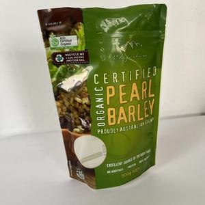 Busta Stand-up Stampata in Rotocalco con Cerniera per <span class=keywords><strong>Orzo</strong></span> Perlato, Alimenti, Caffè, Imballaggio Flessibile in Plastica - Product Image 2