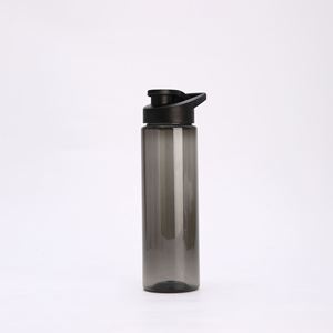 ขวดน้ำพกพาแบบใส ปลอดสาร BPA สีสันสดใส ฝาปิดแบบพลิกพร้อมหลอดดูด ป้องกันการรั่วซึม แก้วพลาสติกแบบมีหูจับ พร้อมโลโก้สั่งทำเป็นของขวัญ - Product Image 4