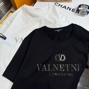 T-shirt da uomo vintage a maniche corte con scollo a O, stile europeo, in <span class=keywords><strong>cotone</strong></span> mercerizzato 180g-250g, senza bisogno di stiratura, per l'estate - Product Image 4