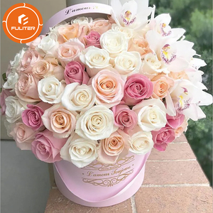 Custom Logo Embossed Matte <strong>Bouquet</strong> Rose Soap <strong>Flower</strong> Gift <strong>Boxes</strong> <strong>for</strong> Valentine's Day - Product Image 3