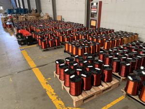 سلك نحاسي بالمينا مقياس 19 20 21 22 23 سلك مغناطيسي متعرج نحاسي بالمينا للمحرك - Product Image 4