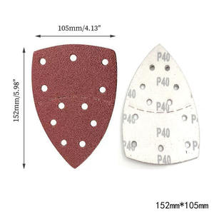 Papel de <span class=keywords><strong>Lija</strong></span> <span class=keywords><strong>Triangular</strong></span> PSM de 11 Agujeros, Grano 40 a 1000, <span class=keywords><strong>para</strong></span> <span class=keywords><strong>Lijadora</strong></span> de Detalles - Product Image 2