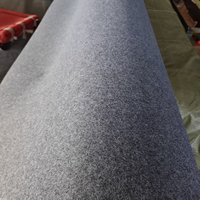 Tapis de sol en rouleau antidérapant pour la maison et la salle de sport, en polyester à poils moyens, fabriqué à la machine, avec envers en latex, couleur unie, réversible et sans danger pour les animaux.