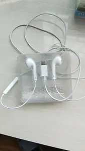 OEM logo USB C cuffie tipo C auricolare Stereo in-Ear auricolari con microfono e controllo del volume audio auricolare digitale per iPhone 15