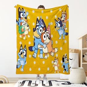 Sin Mínimo de Compra Novedoso Diseño con Patrón de Dibujos Animados para Mantas Esenciales del Hogar Estilo Lindo y Moderno Manta de Franela de Alta Calidad - Product Image 2