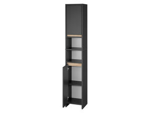 Modern Anthracite Grey <strong>Free</strong> <strong>Standing</strong> MDF Wood <strong>Tall</strong> <strong>Bathroom</strong> <strong>Cabinet</strong> with Doors OEM Design From Factory Source - Product Image 5