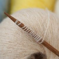 Fil mélangé 30% soie de mûrier 70% mohair superfin, tricoté à la main, écharpe en tricot, anti-boulochage, technologie OE, fil mélangé teint