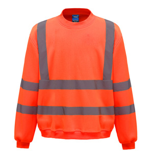 เสื้อฮู้ดสะท้อนแสงแบบมองเห็นได้ชัดเจน HVJ510 280G ผ้าฟลีซด้านเดียว สำหรับงานก่อสร้าง จัดสวน และงานทำความสะอาด - Product Image 5