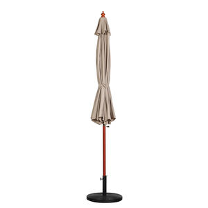 Parasols de restaurant pliables en <span class=keywords><strong>bois</strong></span> avec protection UV, manivelle manuelle, légers, parasols d'extérieur, pare-<span class=keywords><strong>soleil</strong></span>, parasols en <span class=keywords><strong>bois</strong></span> pour café - Product Image 2