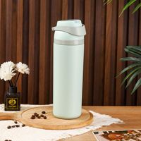 Cross-border nieuwe stijl fruitbeker 304 roestvrijstalen vacuüm geïsoleerde tumbler met rietje en PP deksel, modern minimalistisch design, draagbaar