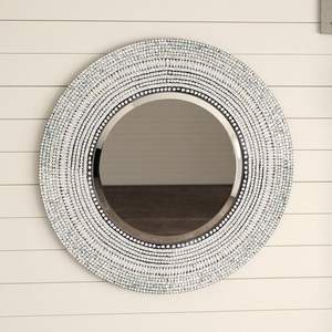 Unique Design Home Decorators Collection Mother of Pearl Mosaic Inlay Wall Decorative <b>Mirrors</b> <b>Hanging</b> <b>Mirror</b> Handcrafted - Product Image 2