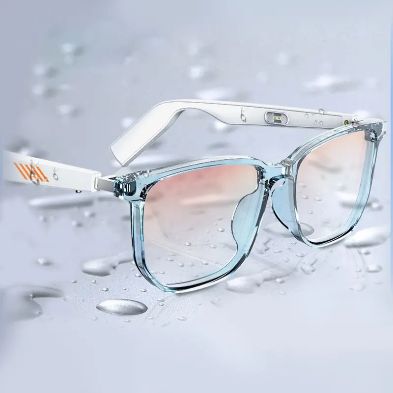 H2-C Touch Smart glasses TWS lenti intercambiabili audio music AI wireless anti-blue light bluetooths occhiali da sole