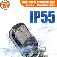 Transmetteur sans fil 433mhz avec film protecteur Télécommande 4 canaux Alarme Clonage Code Télécommande RF