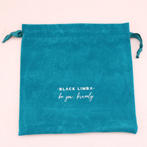 Custom pink Large Velvet Bag With logo for Gift Packaging ,velvet Bags Custom Drawstring for Clothing & Shoes Dust Bag - Product Image 3