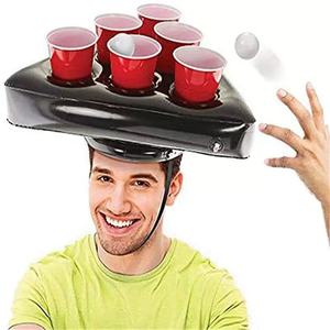 Bán buôn <span class=keywords><strong>Inflatable</strong></span> bia hat ping pong bên quăng trò chơi ly chủ <span class=keywords><strong>Inflatable</strong></span> tam giác hat cho vô tận Đảng vui vẻ - Product Image 2