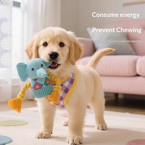 Jouets pour animaux de compagnie qui émettent du son, résistants aux morsures et au grincement des dents, fournitures pour animaux de compagnie, jouets pour chats et chiens - Product Image 5