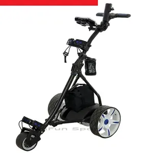 High Power 30- Volt Speed Controller Systeem Elektrische Golf Trolley Met Low-Profile Sport Wielen, en Soft Touch T Handvat