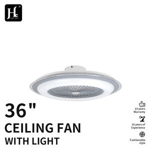 Ventilateur de plafond moderne ultra-fin pour chambre à coucher, nouveau ventilateur de plafond lumineux, ventilateur de plafond pour chambre à coucher, salle à manger, luminaire intégré pour la maison - Product Image 2