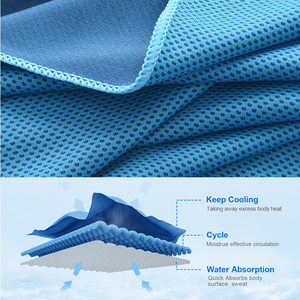 Serviette rafraîchissante portable pour le corps, séchage rapide, faible irritation, microfibre, serviettes de sport pour adultes, fitness, yoga - Product Image 4
