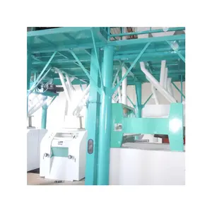 qualified complete maize corn peeling and flour mill machine