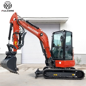 Mini Excavadora de Alta Gama EU FULCORE de 3.5, 4 y 5 Toneladas con Orugas de Acero Opcionales y Bajo Nivel de Ruido para Proyectos de Jardinería - Product Image 2