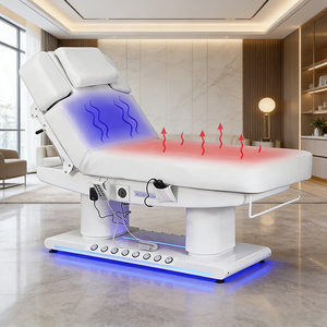 Beauty Salon Furniture <b>Electric</b> Massage <b>Table</b> Leather With Heating for Commercial Spa and Massage Beds - Product Image 2