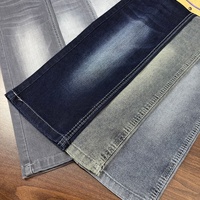 Rollo de Tela Denim Elástica Tejida Lizhi XH6021W-2A con Hilo Azul para Jeans de Niña - Color Personalizable