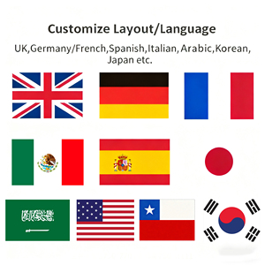 OEM ODM Kombo <span class=keywords><strong>Keyboard</strong></span> khusus untuk PC, komputer 2.4G ergonomis komputer kantor tanpa kabel - Product Image 4