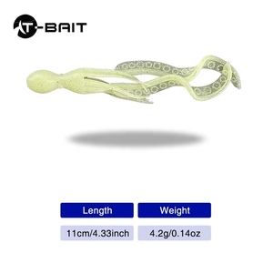 Nuevo cebo suave biónico 11Cm/4,2G faldas de calamar de pesca <span class=keywords><strong>pulpo</strong></span> ayudar <span class=keywords><strong>pulpo</strong></span> Artificial señuelo de plástico suave - Product Image 2