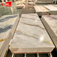 Panel de techo de mármol UV de PVC impermeable duradero de alta calidad para decoración de interiores de hospitales y villas