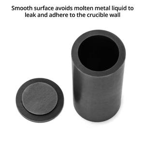 Creuset en graphite haute pureté et haute résistance, mince et haut, pour la fusion de métaux précieux, résistant à la corrosion à haute température et à l'analyse - Product Image 6
