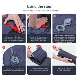 Explosive Models Inflatable Sleeping Mat Camping Sleeping Pad Camping Mattress Sleeping Mat For Camping