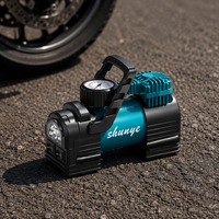 Nouvelle pompe à air électrique portable numérique 12V DC en métal avec moniteur de pression des pneus pour voiture, compresseur d'air