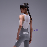 Cuissard de cyclisme respirant et écologique pour femme, grande taille, séchage rapide, personnalisable avec le nom de l'équipe, pour les acheteurs d'usine.