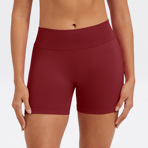 Custom Made <strong>Lycra</strong> Activewear <strong>Women</strong> High-Waisted Fitness <strong>Shorts</strong> Slim-Fit Stretch Sports <strong>Shorts</strong> Breathable Yoga <strong>Short</strong> Leggings - Product Image 3
