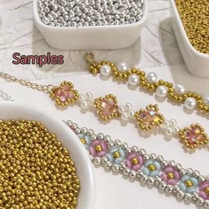 11/0 1,5mm 2mm venta al por mayor <span class=keywords><strong>colores</strong></span> metálicos chino Original vidrio Mini cuentas de semillas para pulsera fabricación de joyas - Product Image 6