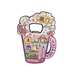 Décapsuleur de bouteille de bière en métal personnalisé, créatif, avec transfert thermique, style moderne, article promotionnel en métal tendance - Product Image 2