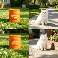 Solution personnalisée OEM ODM pour chats : Complément alimentaire quotidien tout-en-un pour chatons et chats adultes, sous marque privée, friandises à mâcher molles