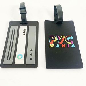 Étiquette de bagage en silicone souple 3D personnalisée OEM de haute qualité 2022, étiquette de sac en caoutchouc, étiquette de bagage en PVC - Product Image 5