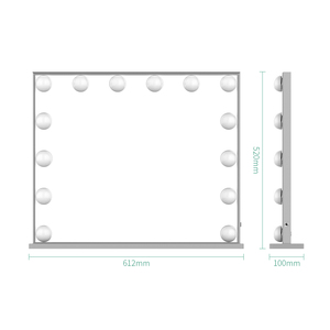 <span class=keywords><strong>Espejo</strong></span> de maquillaje con luz led <span class=keywords><strong>Espejo</strong></span> de <span class=keywords><strong>tocador</strong></span> de <span class=keywords><strong>Hollywood</strong></span> con lupa magnética 10x - Product Image 6