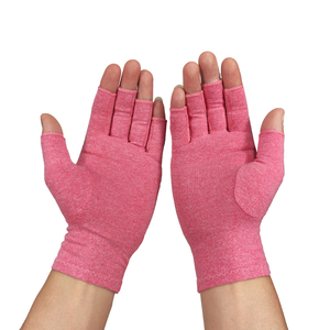 Compression Anti-Arthritis Hand Gloves Fingerless Wrist Support Pull-On Neoprene Unisex for Lymphedema <strong>Rheumatoid</strong> <strong>Pain</strong> <strong>Relief</strong> - Product Image 6