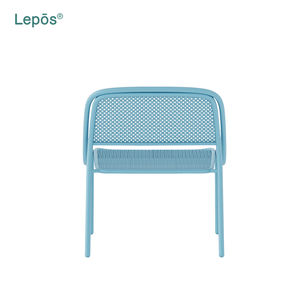 Uso comercial, silla de Patio moderna, Villa, jardín, junto a la piscina, Resort, playa, Hotel, cafetería, silla de ocio al aire libre de aluminio con recubrimiento en polvo - Product Image 4